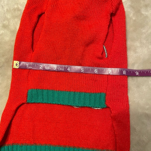 Set of 2 Christmas/Winter Pet Dog Sweaters Sz Med - Picture 3 of 10